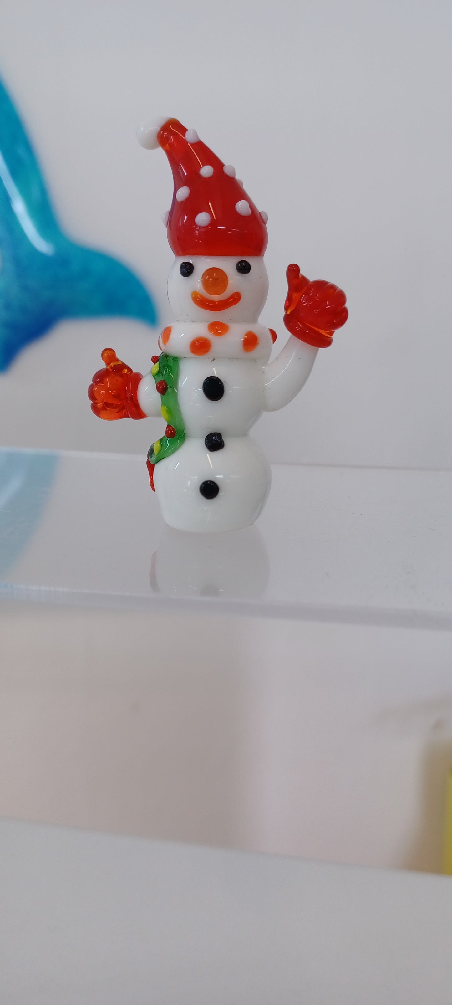 Glass Snowman