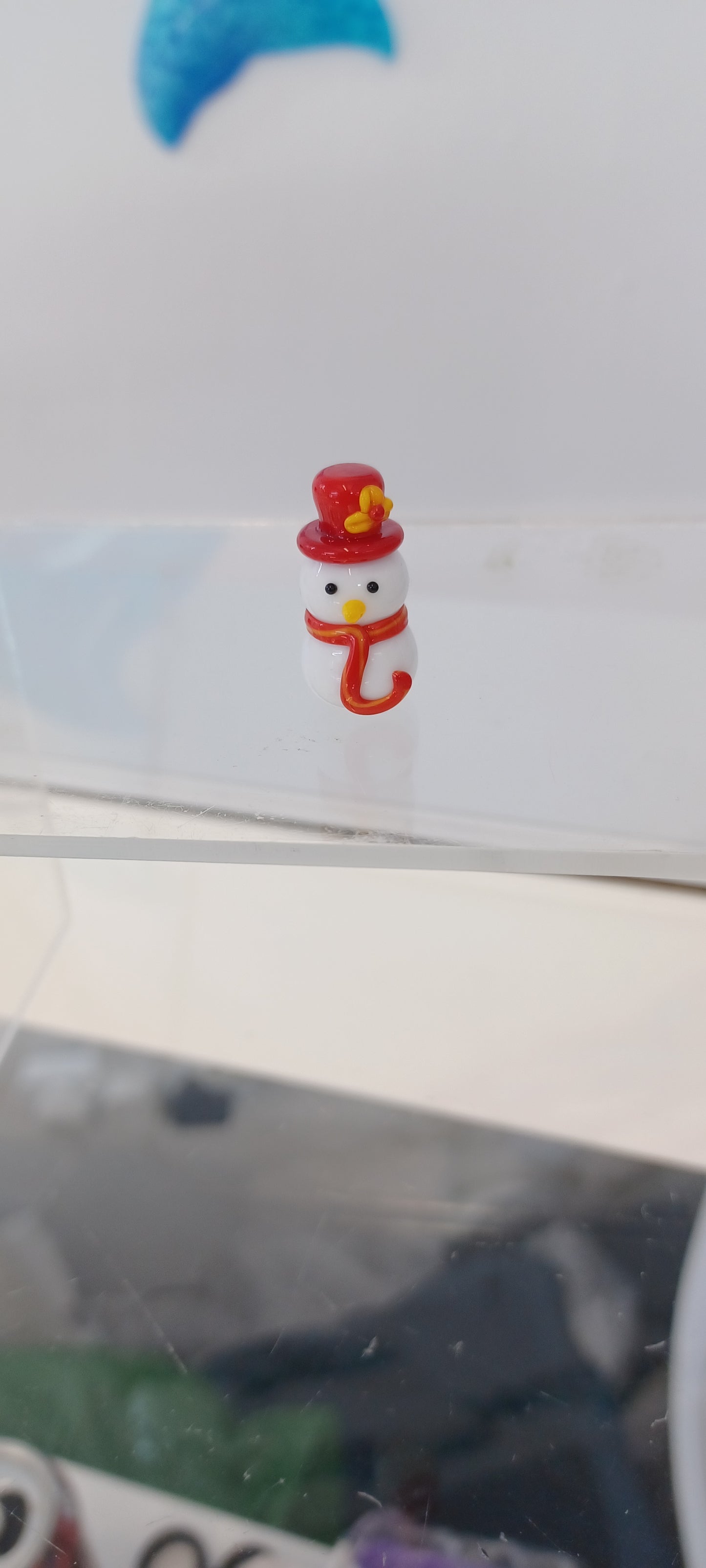 Glass Snowman